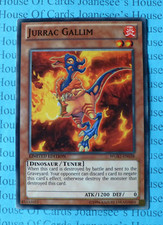Jurrac Gallim WGRT-EN038 Yu-Gi-Oh Card Limited Edition New