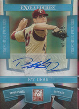 Pat Dean 2010 Panini Donruss Elite Extra Edition autograph auto card /525