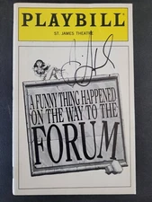 A FUNNY THING HAPPENED ON THE WAY.... PLAYBILL Aug 1997 SIGNED DAVID ALLEN GRIER