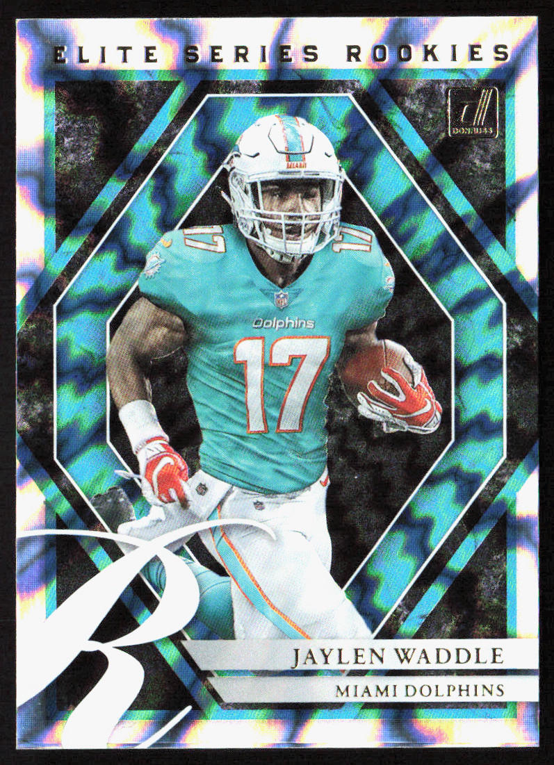 2021 Panini Donruss Jaylen Waddle Elite Series Rookies #ESR-JWA Miami Dolphins