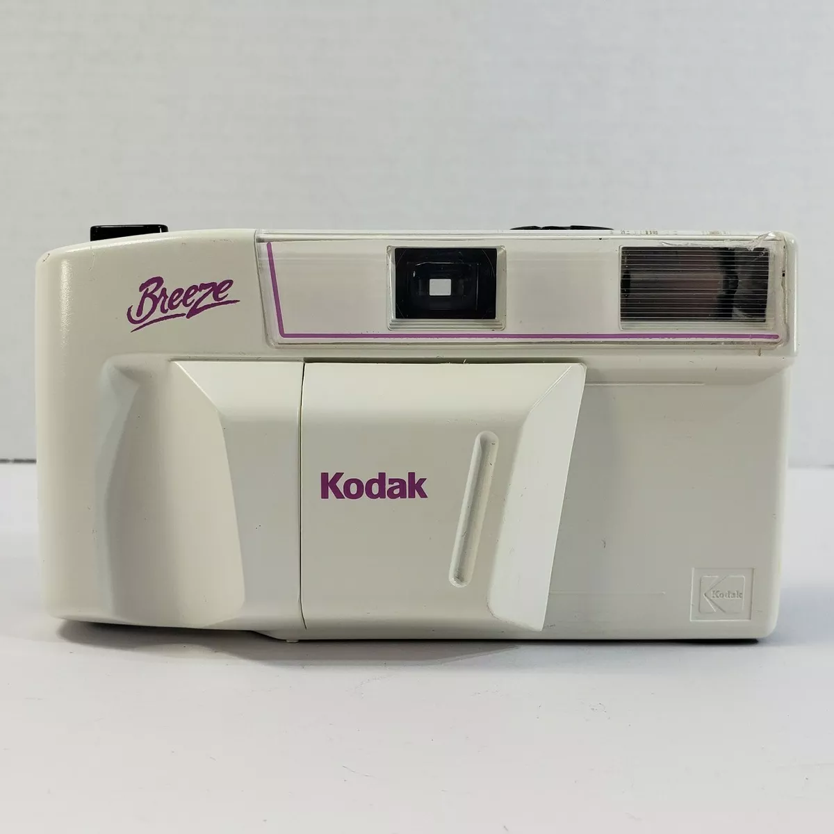 VINTAGE KODAK BREEZE POINT AND SHOOT FILM CAMERA WHITE PINK Hong Kong Untested