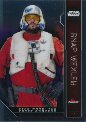 FN-34 SNAP WEXLEY 2023 Topps Finest Star Wars THE FORCE AWAKENS