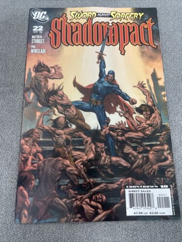 DC Comics Shadowpact Sword Against Sorcery No.22 April 2008 EG - Picture 1 of 11