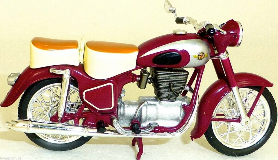 Simson 425S Motorrad Moped 425 S rot DDR 1:24 ATLAS 7168101 NEU OVP LA2 µ - Bild 4 von 4