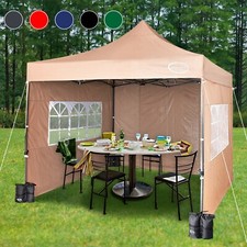 MAXIMUS® HEAVY DUTY POP UP GAZEBO 3mx3m COMMERCIAL MARKET STALL & 4 WEIGHT BAGS