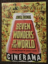 Lowell Thomas Production Seven Wonders of the World Booklet