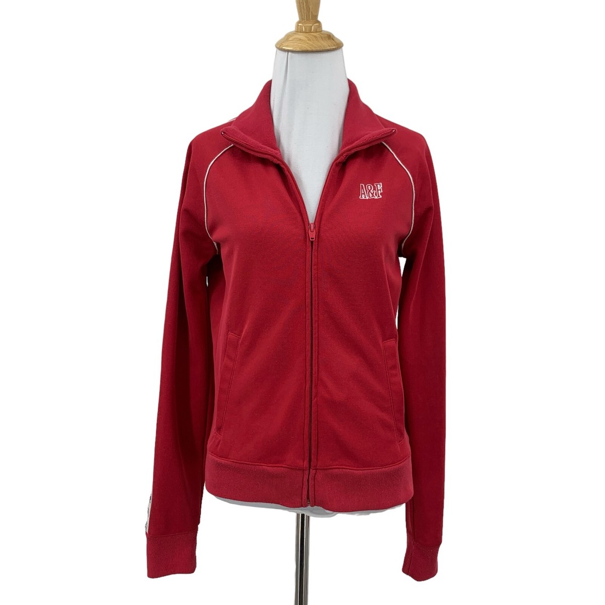 Vintage Abercrombie & Fitch Track Jacket Womens M Medium A&F