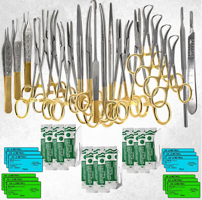 German Stainless 122 Pcs General Surgery Spay Pack Veterinary Canine Feline Pack