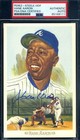 Hank Aaron PSA DNA Signed Perez Steele Celebration Postcard Autographed