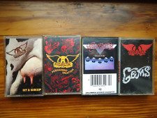 AEROSMITH CASSETTES - LOT OF 4 - GEMS, ROCKS, PERMANAMT VACATION, GET A GRIP