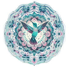 Humming bird wind spinners for yard