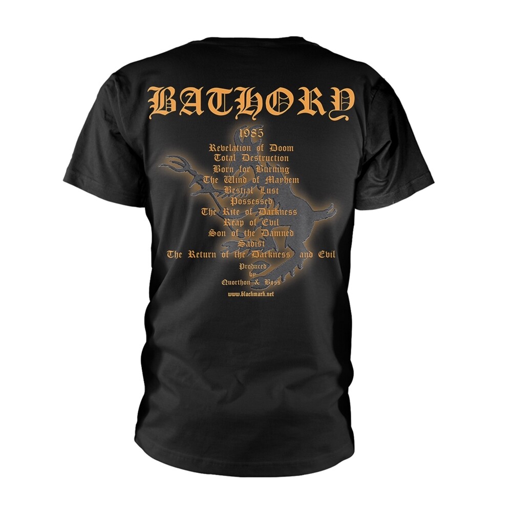 BATHORY THE 2017 T-SHIRT, FRONT BACK PRINT UK