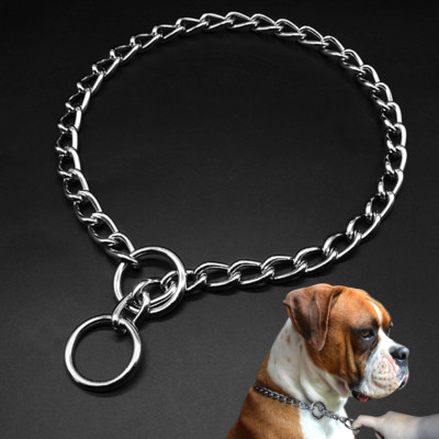 Dog Metal P Choke Chain Collar Show Necklace Heavy Duty Training Slip Heavy  Duty
