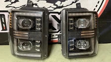 Alpharex For 08-10 Ford Super Duty PRO-Series Projector Headlights Black