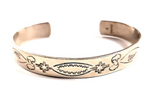 KENNETH JONES STERLING SILVER NAVAJO CUFF BRACELET 6.5" 15.21GR