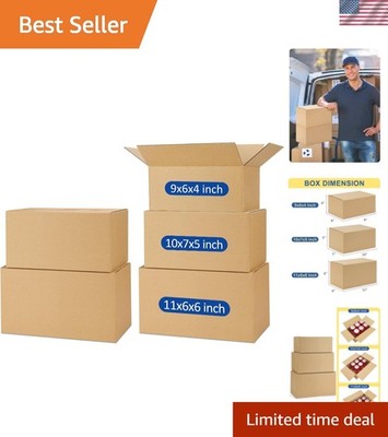Versatile Small Shipping Boxes - 45-Pack Assorted Sizes for Efficient Packaging