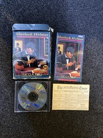 Sherlock Holmes Consulting Detective II Complete Sega Mega CD with Newspaper