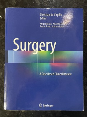 Surgery: A Case Based Clinical Review by Christian de Virgilio: Used