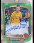 Juju Watkins 2025 Bowman #CPA-JA Green Mojo Refractor Chrome Auto /99 On Card