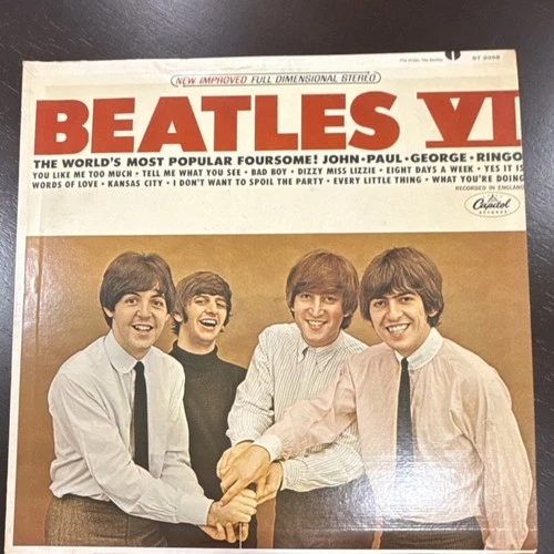 The Beatles Beatles VI Vinyl LP Capitol Records Stereo 12" 33 RPM