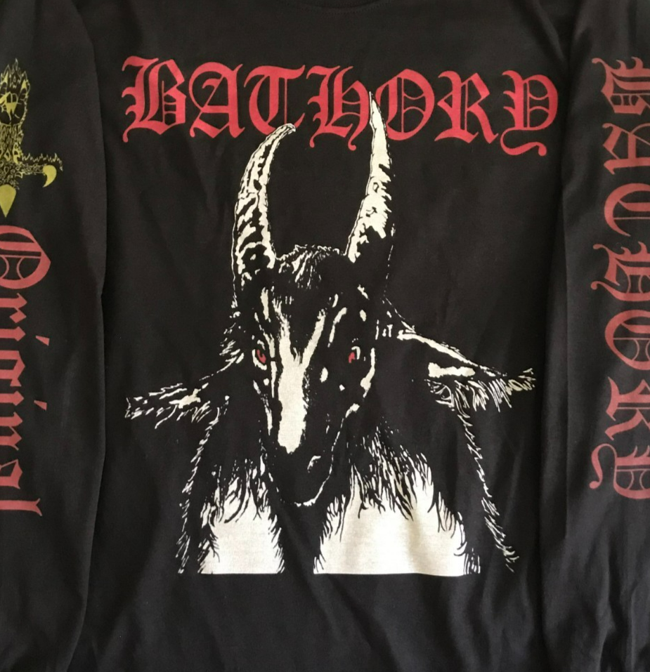 T-shirt Vintage Manzer Pictavian Bastards 2010 - Taille L, Noir, Motifs Venom/Abigail