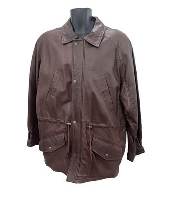 CT02 Context Vintage Men s Genuine Leather Jacket
