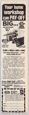 Foley Belsaw Planer Molder Sander Power Tools Kansas City 1988 Vintage Print Ad