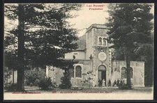 CPA Saint Christau, Etablissement des Bains 
