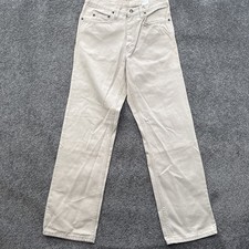 Mens 30x32 Bill Khakis Canvas Pants 5 Pocket Made in USA Jeans Tan Straight Leg