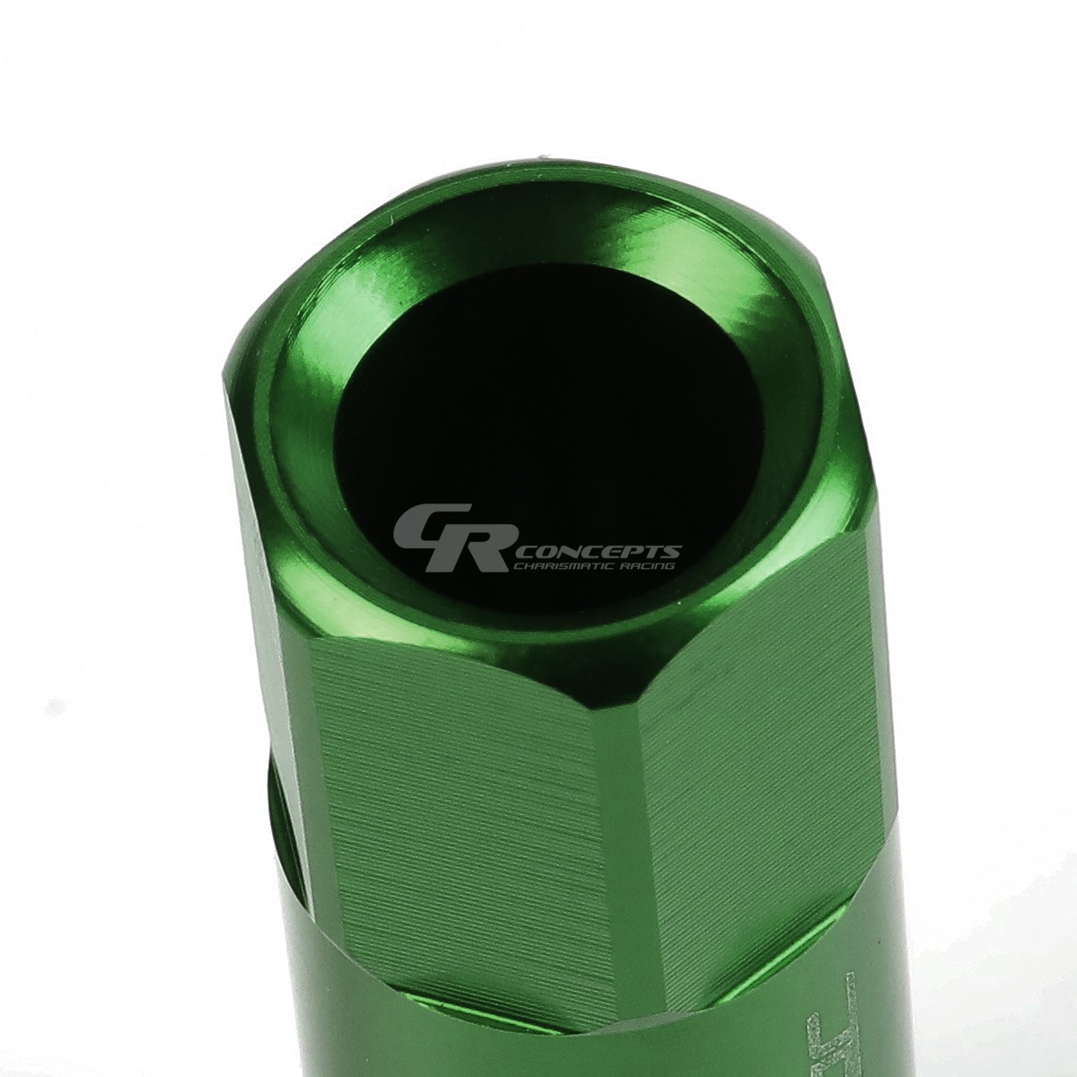 20X RACING RIM EXTENDED ACORN TUNER WHEEL LUG NUTS+1X ADAPTER KEY GREEN