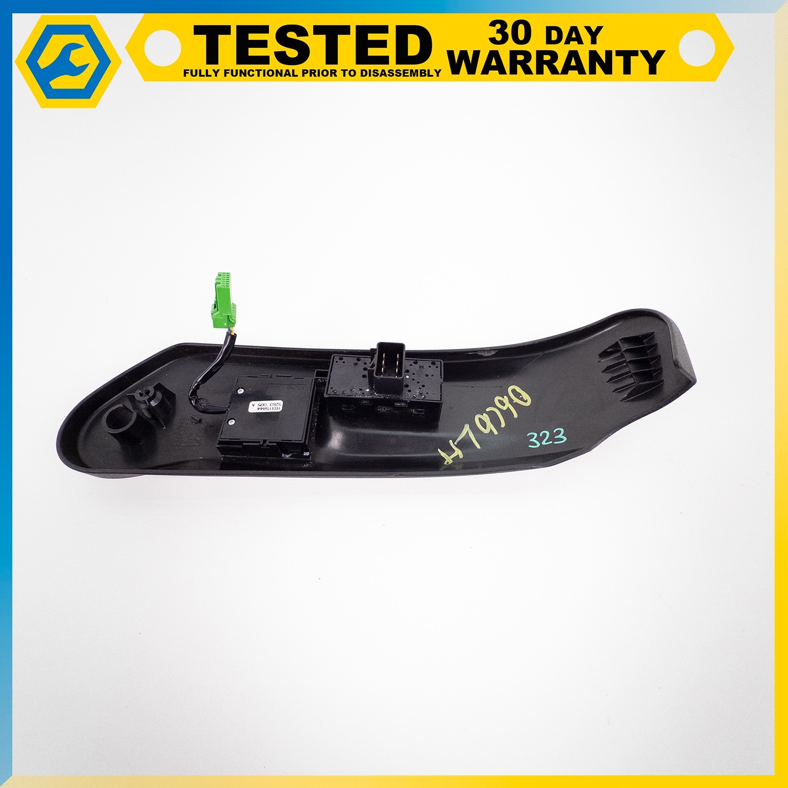 05-13 CHEVROLET CORVETTE C6 FRONT LEFT SEAT CUSHION PANEL SWITCH ASSEMBLY OEM