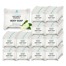 60‑Pack Mini Hotel Soap Bars 0.5oz – Individually Wrapped Travel Toiletries
