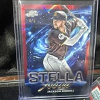 Jackson Merril 2025 Topps Chrome Cosmic Stella Nova Red Flare /5 SN-2