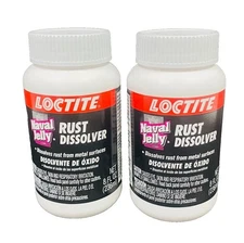 Loctite Naval Jelly Rust Dissolver Effective Metal Cleaner Pink 8 Fl Oz (2-Pack)