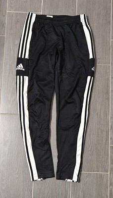 Adidas Herren Trainingshose Schwarz Weiß Gr. S Slim Fit Track Pants Primegreen