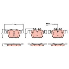Kits de frein Maserati QUATTROPORTE