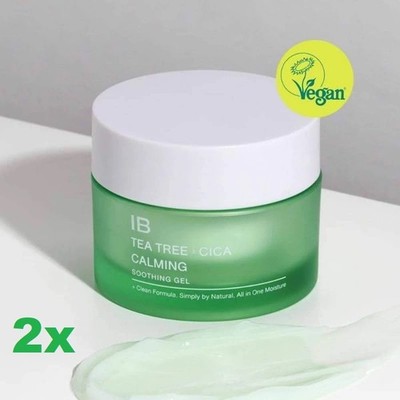 2x IB Tea Tree + Cica Calming Soothing Gel   Soothes & Hydrates Skin