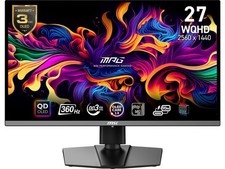 MSI 27" QHD OLED 360 Hz 0.03ms 250cd/m2 Brightness Glare Screen Gaming Monitor