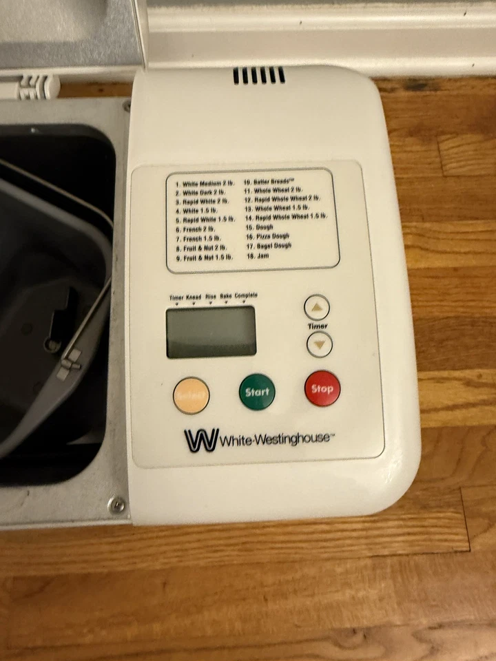 Máquina de pan fresco White-Westinghouse 2 lb WWTR444A - ¡Probada y funciona! Foto 4 de 4