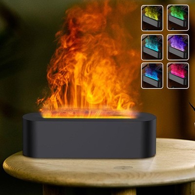 Flammen Aroma Diffuser Luftbefeuchter LED Licht Humidifier Diffusor mit Timer