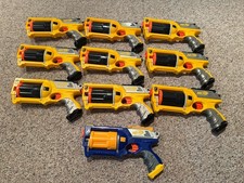10 Nerf N-Strike Maverick Rev-6 Gun Blaster Lot EUC Tested Working
