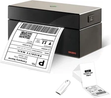 ORGBRO Z1 Shipping Label Printer, 4x6 Thermal Label Printer for Small Business