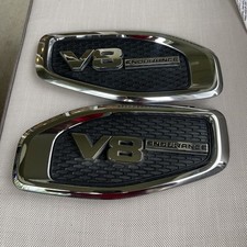 16-24 Nissan Titan V8 Endurance Fender Vent Grille Emblem Driver Passenger 16-24 Nissan Titan V8 Endurance Fender Vent Grille Emblem Driver Passenger
