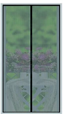 Magnetic Screen Door 36x83 Inch Polyester-Full Frame Seal - Keeps Bugs Out - ...