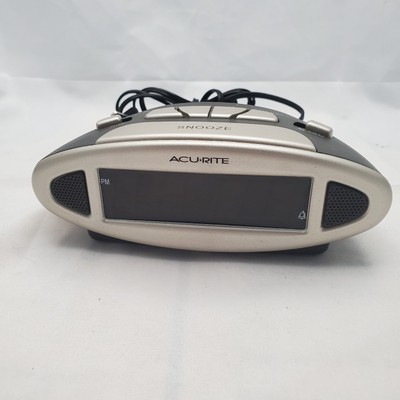 Acu-Rite Electric Digital Alarm Clock With Battery Backup Model # 13027 ...