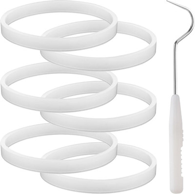 6Pcs Silicone Sealing Ring Gaskets for Nutri Ninja Blender Replacement Parts
