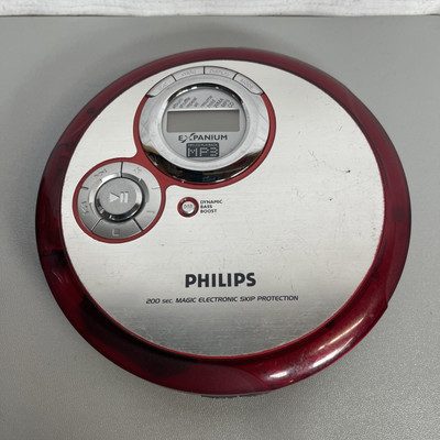 Philips Expanium Portable CD Player EXP3369/17 NOT WORKING FOR PARTS OR REPAIR