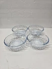 ANCHOR HOCKING Bubble Bowl, Blue Cereal Bowl Vintage Set Of 4