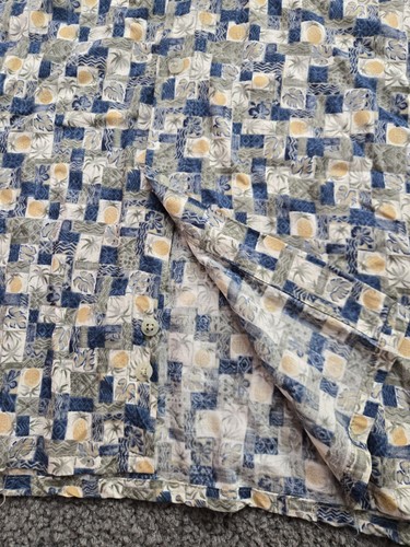 Vintage Hawaiian Shirt Mens XL Tropical Beach Pineapple Floral All Over Print - Picture 3 of 7