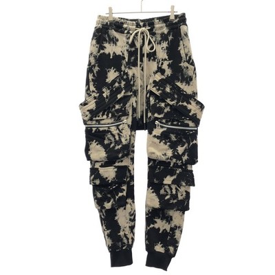 A.F ARTEFACT 25AW BELT CARGO SAROUEL JOGGER MOTTLED DYING Pants Used MESC-0
